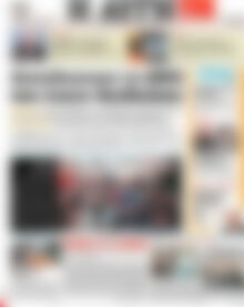 Πρωτοσέλιδο εφημερίδας Αυγή - protoselida