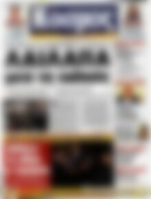 Πρωτοσέλιδο εφημερίδας Κόσμος - protoselida