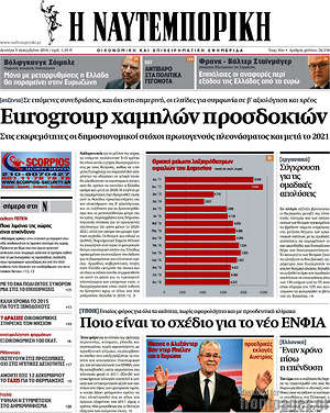 Η Ναυτεμπορική - Eurogroup χαμηλών προσδοκιών