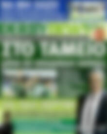 Πρωτοσέλιδο εφημερίδας Derby News - protoselida