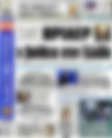 Πρωτοσέλιδο εφημερίδας Αδέσμευτος Τύπος - protoselida