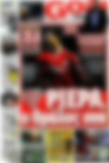 Πρωτοσέλιδο εφημερίδας Goal News - protoselida