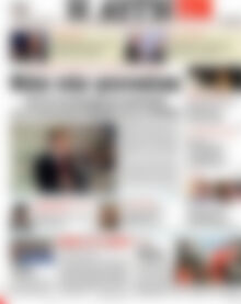 Πρωτοσέλιδο εφημερίδας Αυγή - protoselida