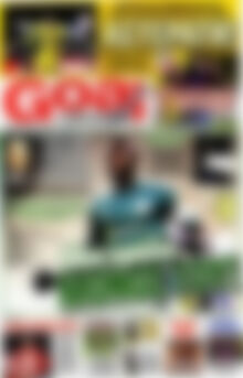 Πρωτοσέλιδο εφημερίδας Goal News - protoselida