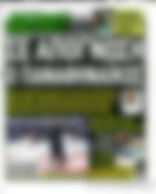 Πρωτοσέλιδο εφημερίδας Derby News - protoselida