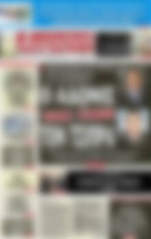 Πρωτοσέλιδο εφημερίδας Αυριανή Μακεδονίας Θράκης - protoselida