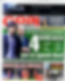 Πρωτοσέλιδο εφημερίδας Goal News - protoselida