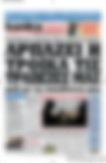 Πρωτοσέλιδο εφημερίδας Kontra News - protoselida