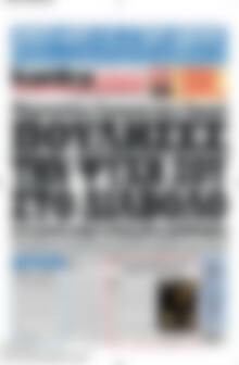 Πρωτοσέλιδο εφημερίδας Kontra News - protoselida