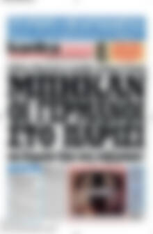 Πρωτοσέλιδο εφημερίδας Kontra News - protoselida