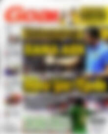 Πρωτοσέλιδο εφημερίδας Goal News - protoselida