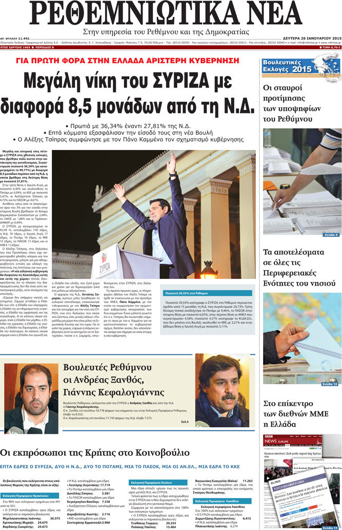 Ρεθεμνιώτικα Νέα