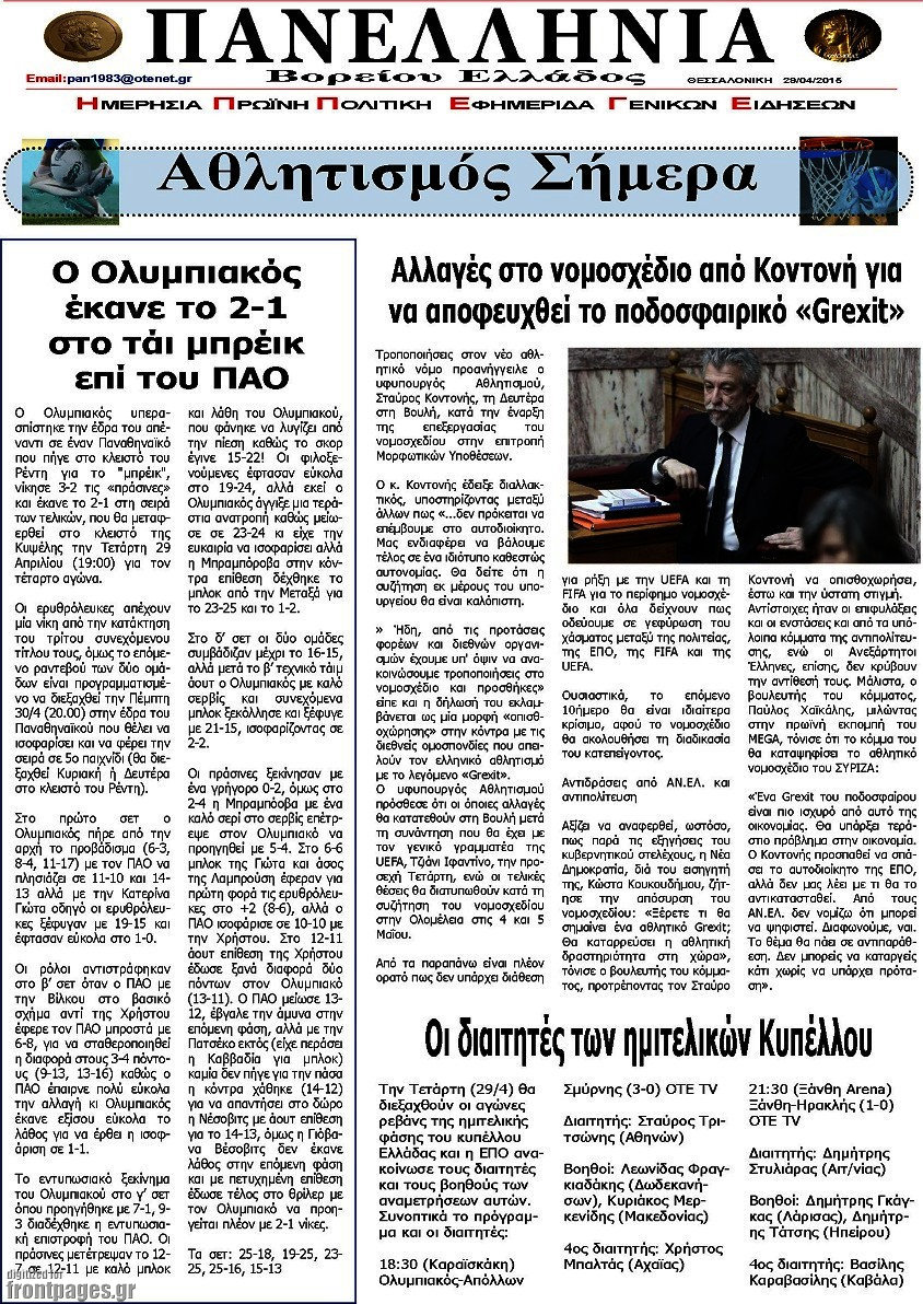 Πανελλήνια Β. Ελλάδος