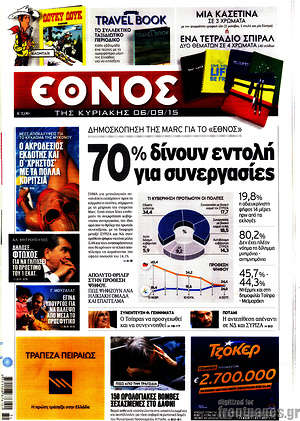 Έθνος: 70% δίνουν εντολή για συνεργασίες