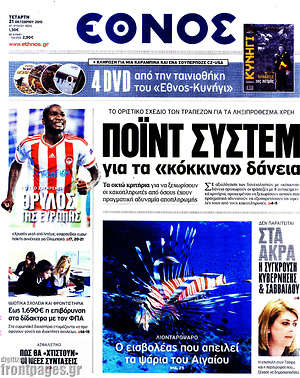 Έθνος: Πόιντ σύστεμ για τα "κόκκινα" δάνεια