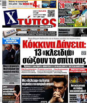 Πρωτοσέλιδο Χτύπος