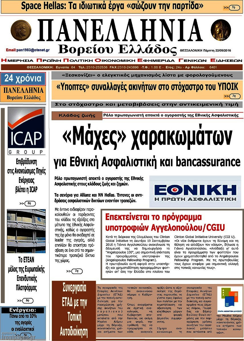 Πανελλήνια Β. Ελλάδος