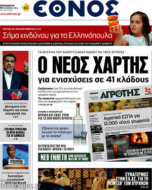 Έθνος: Ο νέος χάρτης για ενισχύσεις σε 41 κλάδους