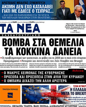 Τα Νέα: Βόμβα στα θεμέλια τα κόκκινα δάνεια