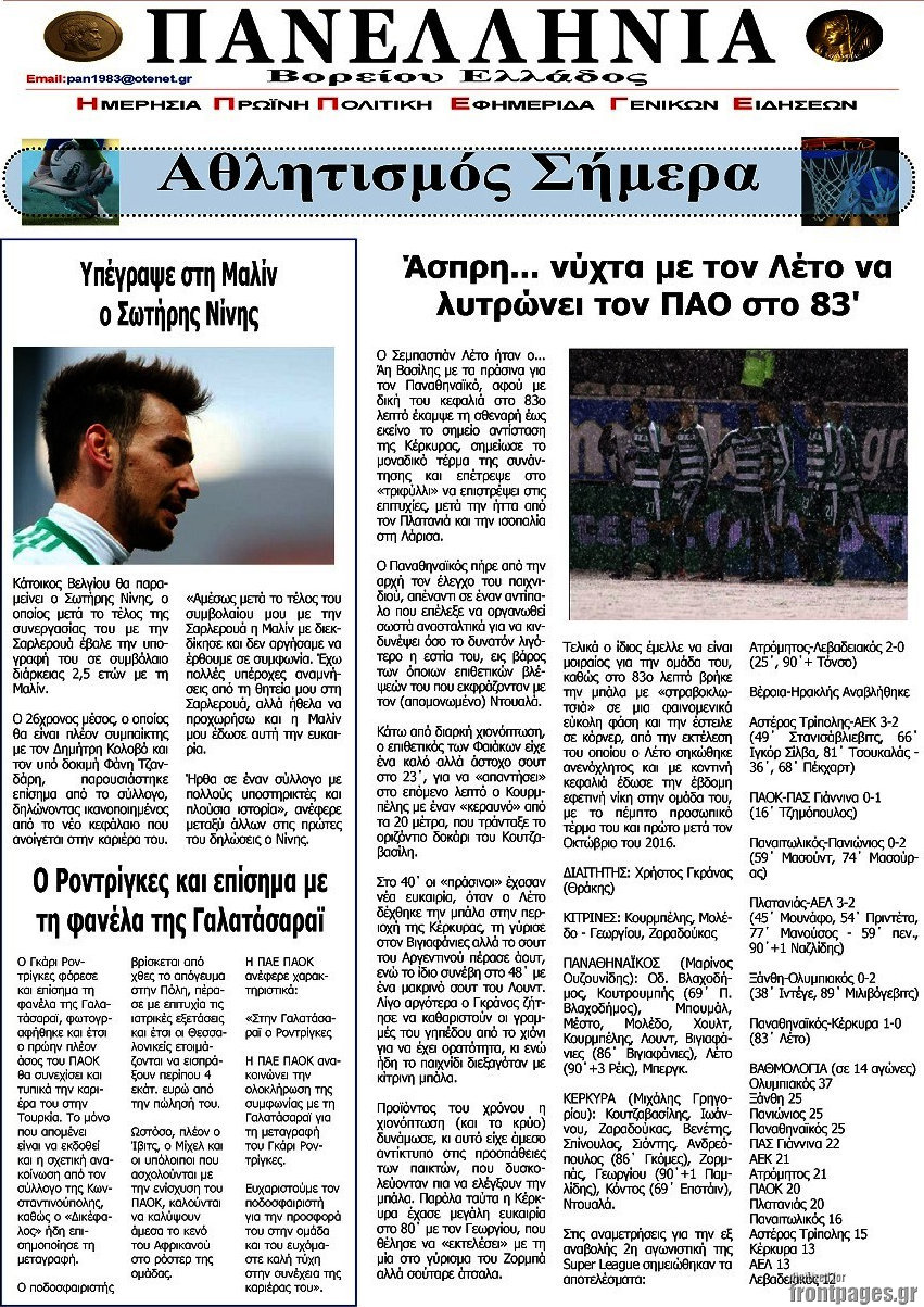 Πανελλήνια Β. Ελλάδος