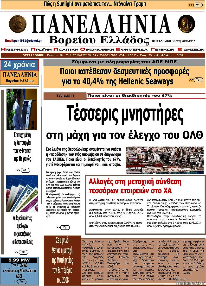 Πανελλήνια Β. Ελλάδος