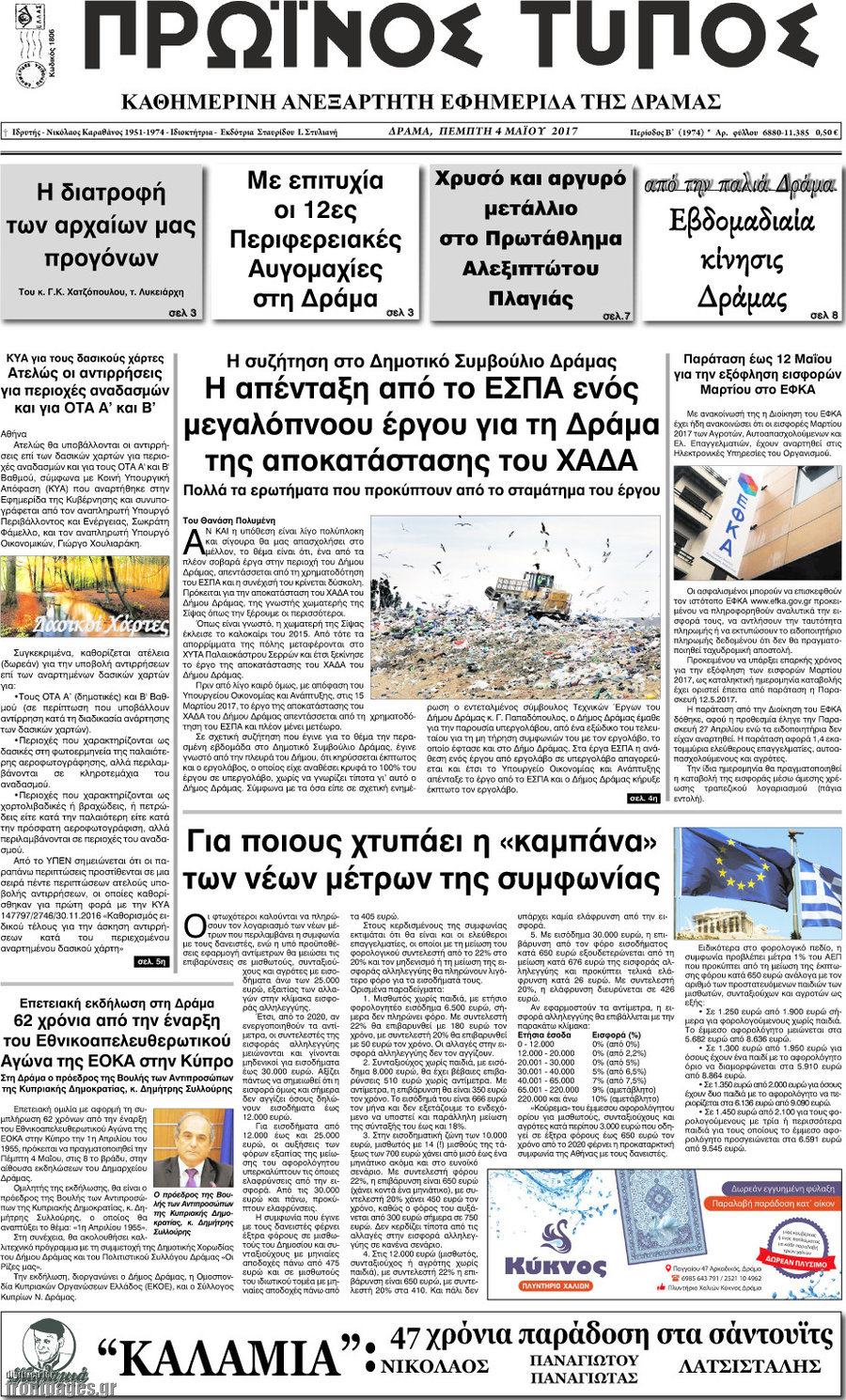 Πρωινός Τύπος Δράμας