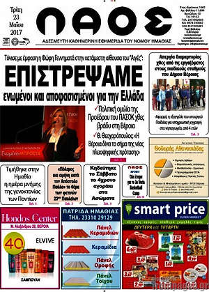 Πρωτοσέλιδο Λαός