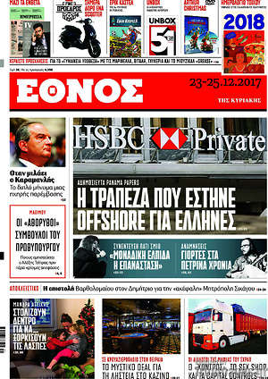 Έθνος: Η τράπεζα που έστηνε offshore για Έλληνες