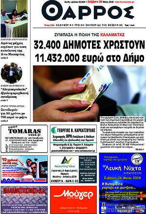 Πρωτοσέλιδο Θάρρος