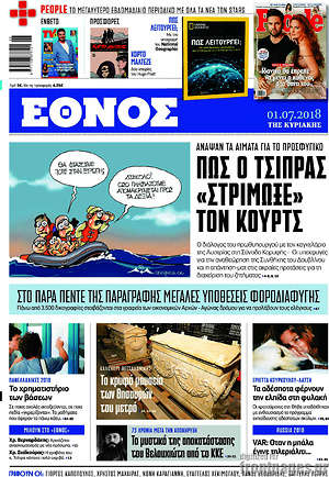 Έθνος: Πως ο Τσίπρας "στρίμωξε" τον Κουρτς