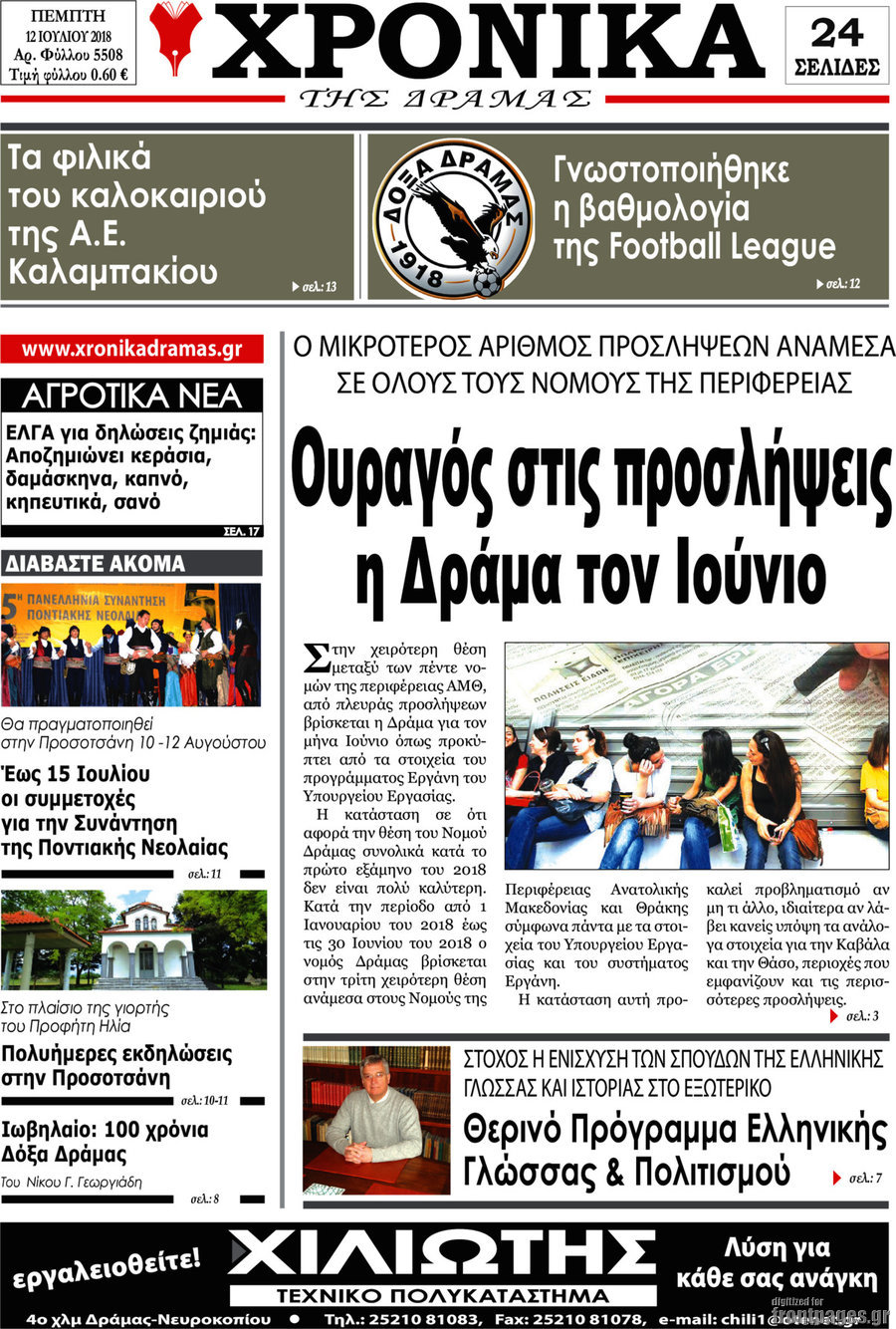 Χρονικά της Δράμας