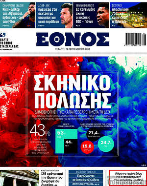 Έθνος: Σκηνικό πόλωσης