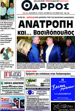 Πρωτοσέλιδο Θάρρος