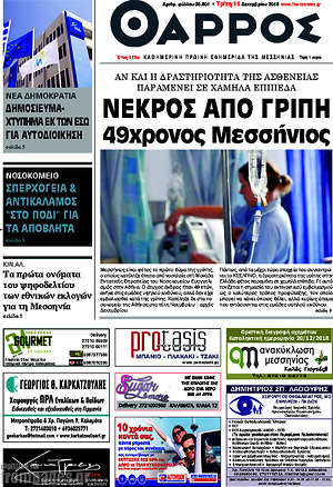 Πρωτοσέλιδο Θάρρος