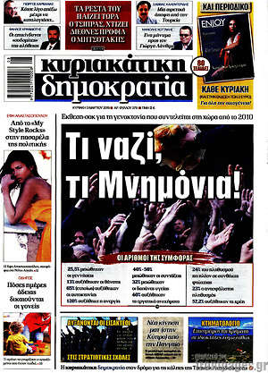 Δημοκρατία: Τι ναζί τι Μνημόνια!
