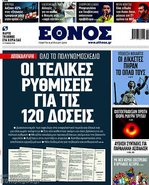 Έθνος: Οι τελικές ρυθμίσεις για τις 120 δόσεις