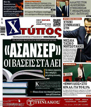 Πρωτοσέλιδο Χτύπος