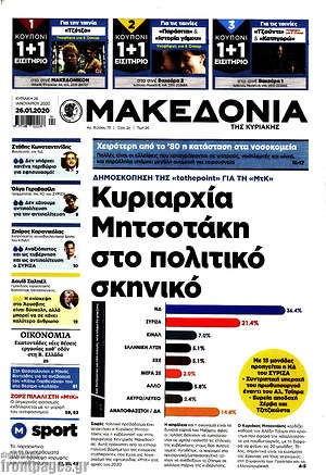 Μακεδονία - Κυριαρχία Μητσοτάκη στο πολιτικό σκηνικό