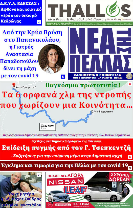 Νέα της Πέλλας