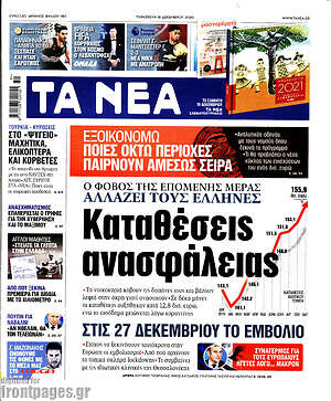 Τα Νέα: Καταθέσεις ανασφάλειας