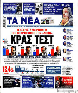 Τα Νέα: Κρας τεστ