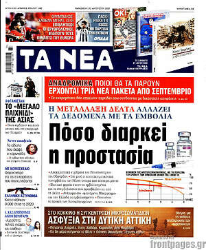 Τα Νέα: Πόσο διαρκεί η προστασία