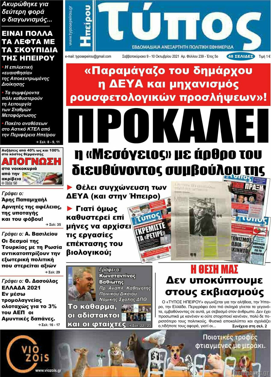 Τύπος της Ηπείρου