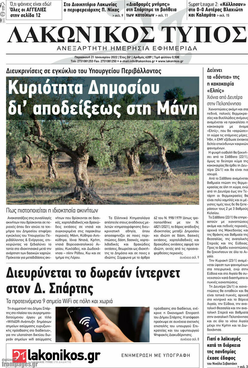Λακωνικός Τύπος