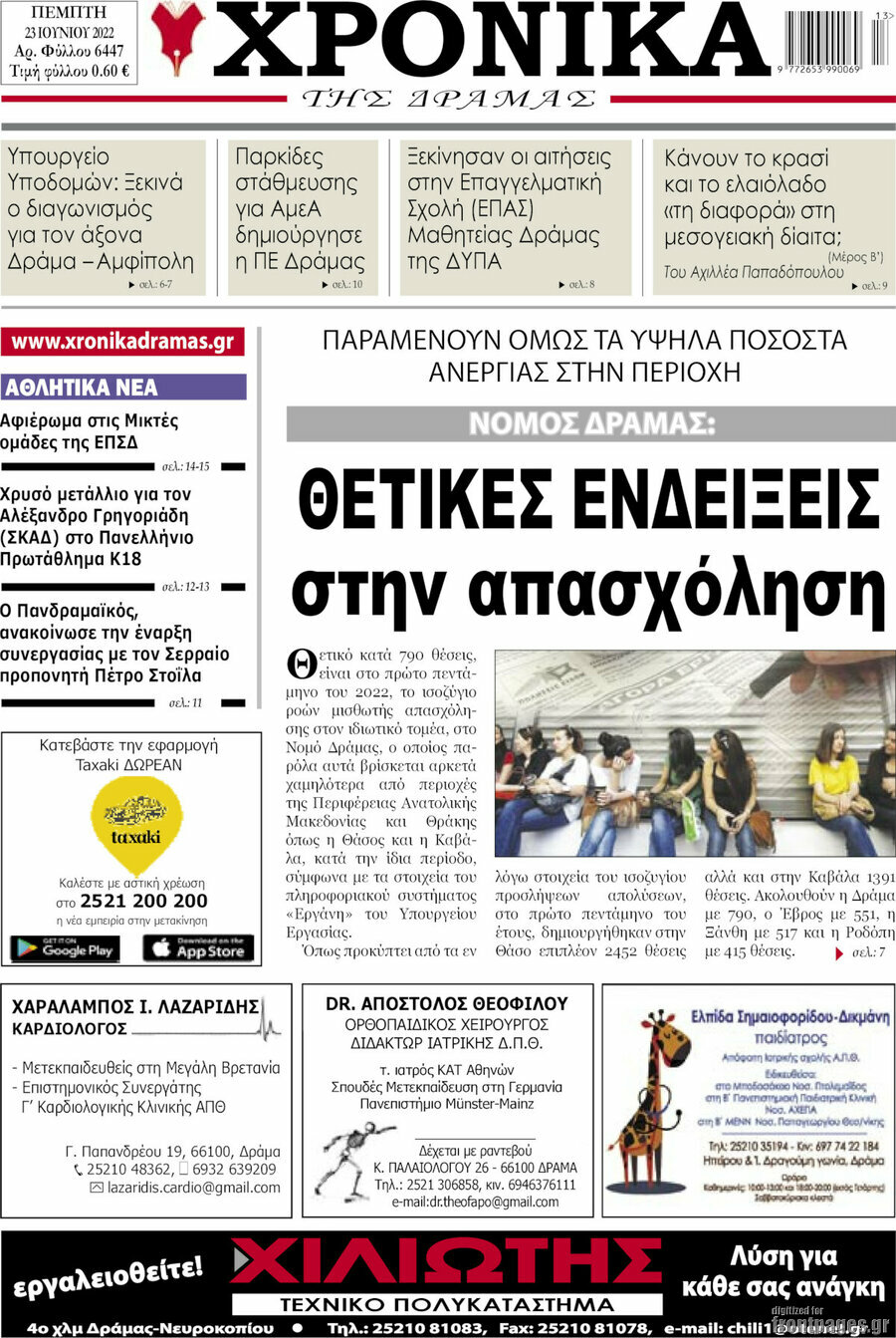 Χρονικά της Δράμας