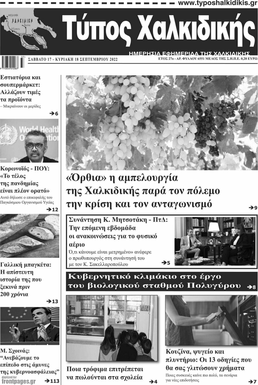 Τύπος Χαλκιδικής