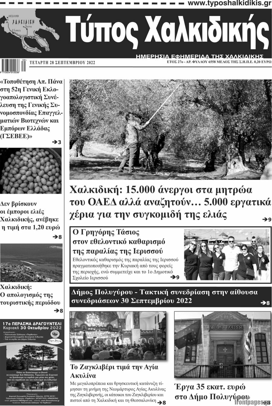 Τύπος Χαλκιδικής