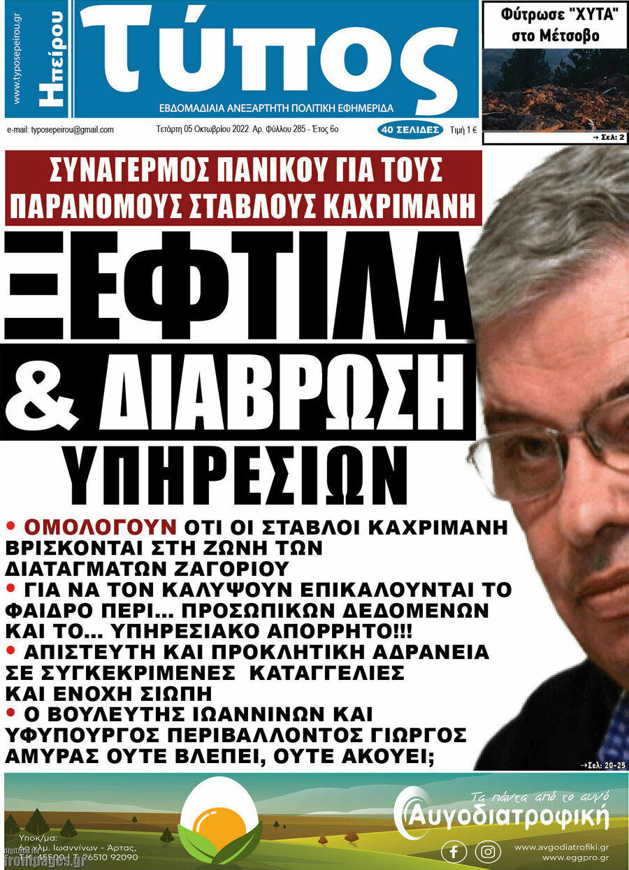 Τύπος της Ηπείρου