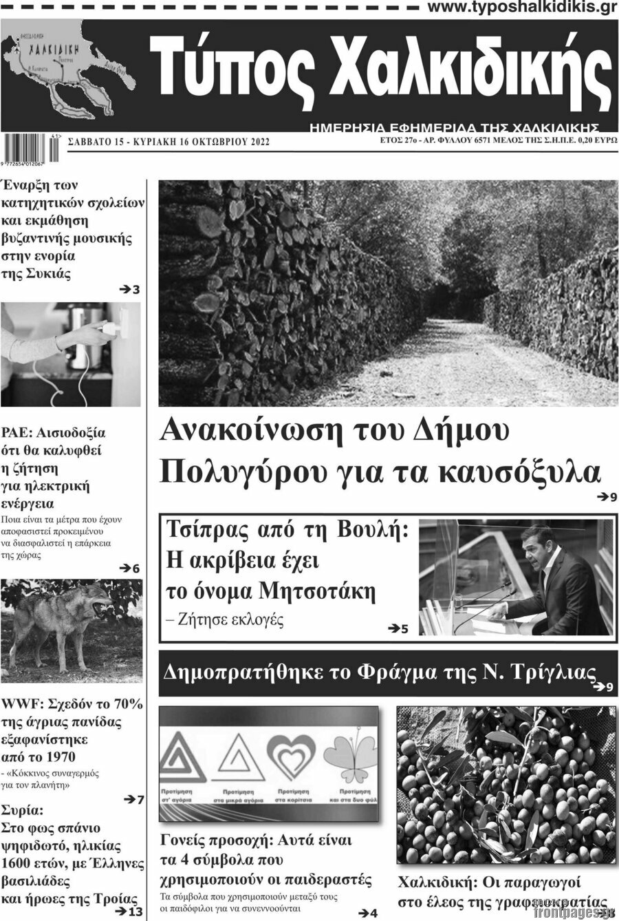 Τύπος Χαλκιδικής