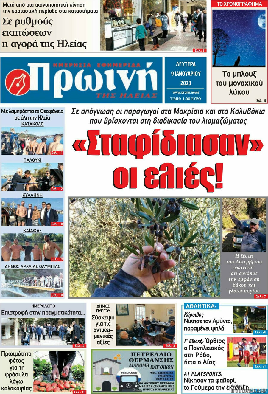 Πρωινή Ηλείας